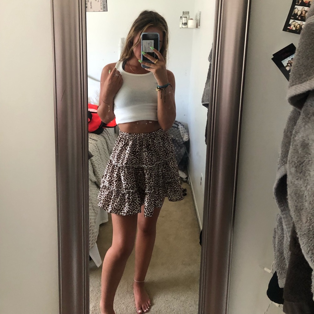 leopard print skirt - Picture 2 of 3